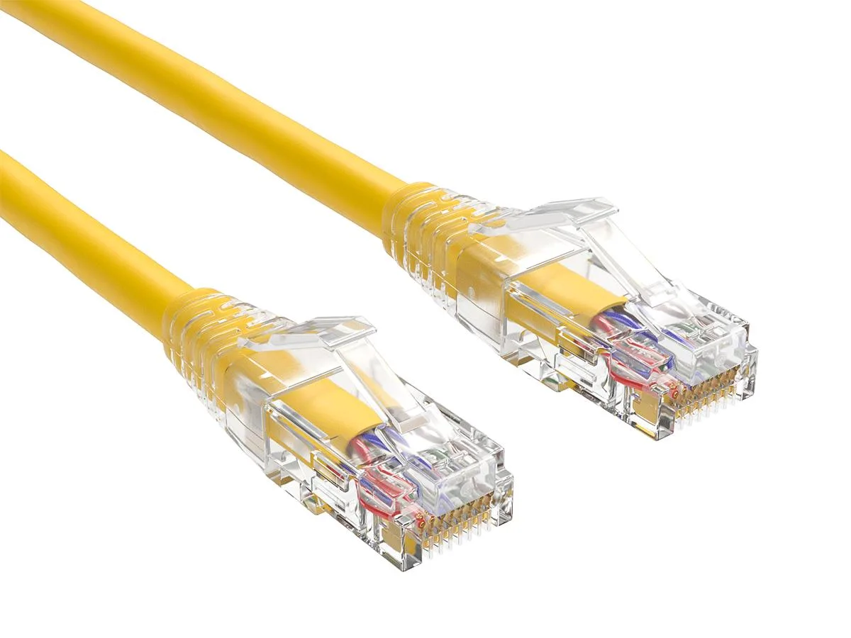 Cable Leader Cable Leader Cat6 Ethernet Cable 2ft Yellow 24AWG 550MHz — product photo