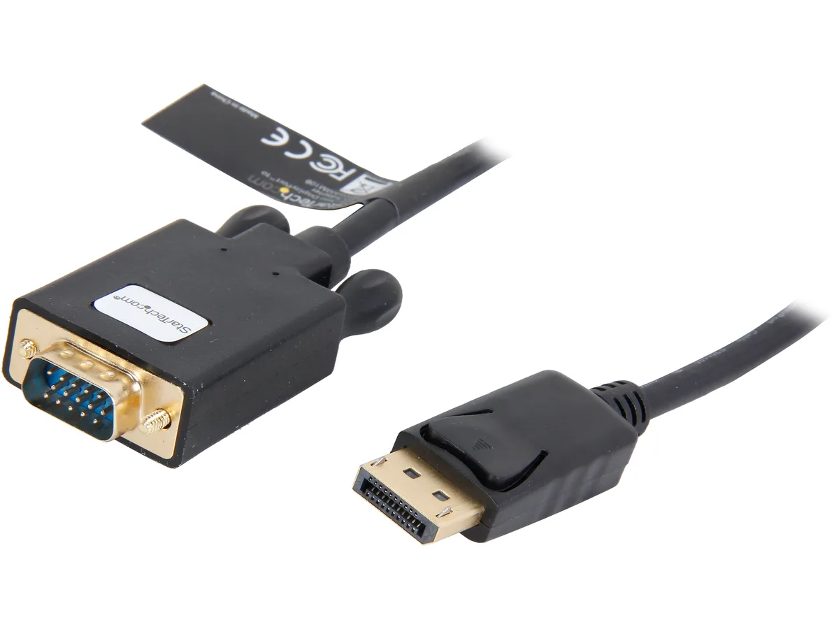 STARTECH STARTECH DP2VGAMM10B 10 ft DisplayPort to VGA cable 1920x1200 — product photo