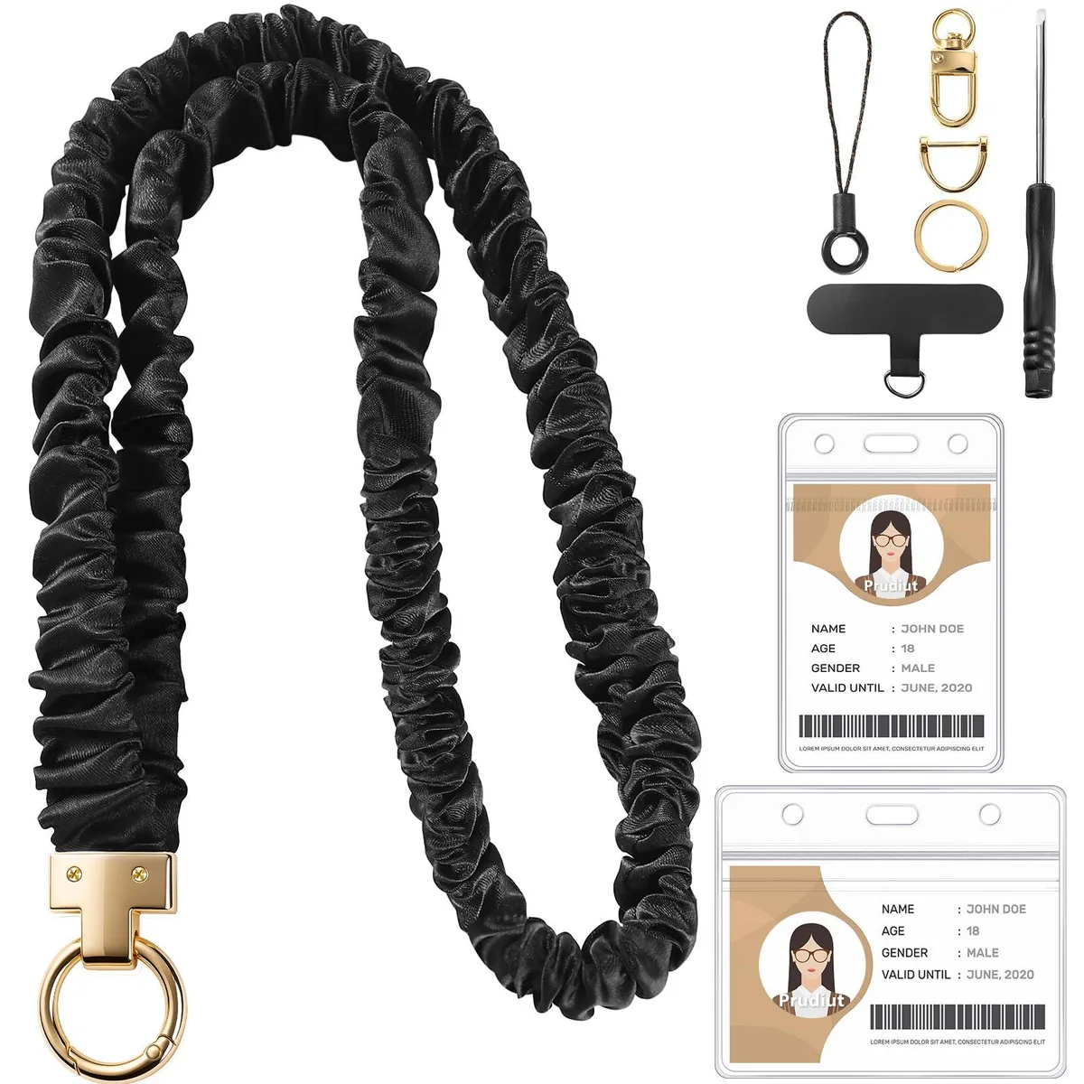  Prudiut G3991K-11-N Neckwear Black One Size — product photo