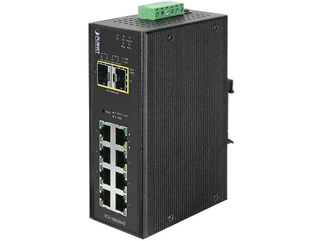 PLANET PLANET IGS-10020MT 8-port 10/100/1000T + 2-port SFP managed network switch — product photo