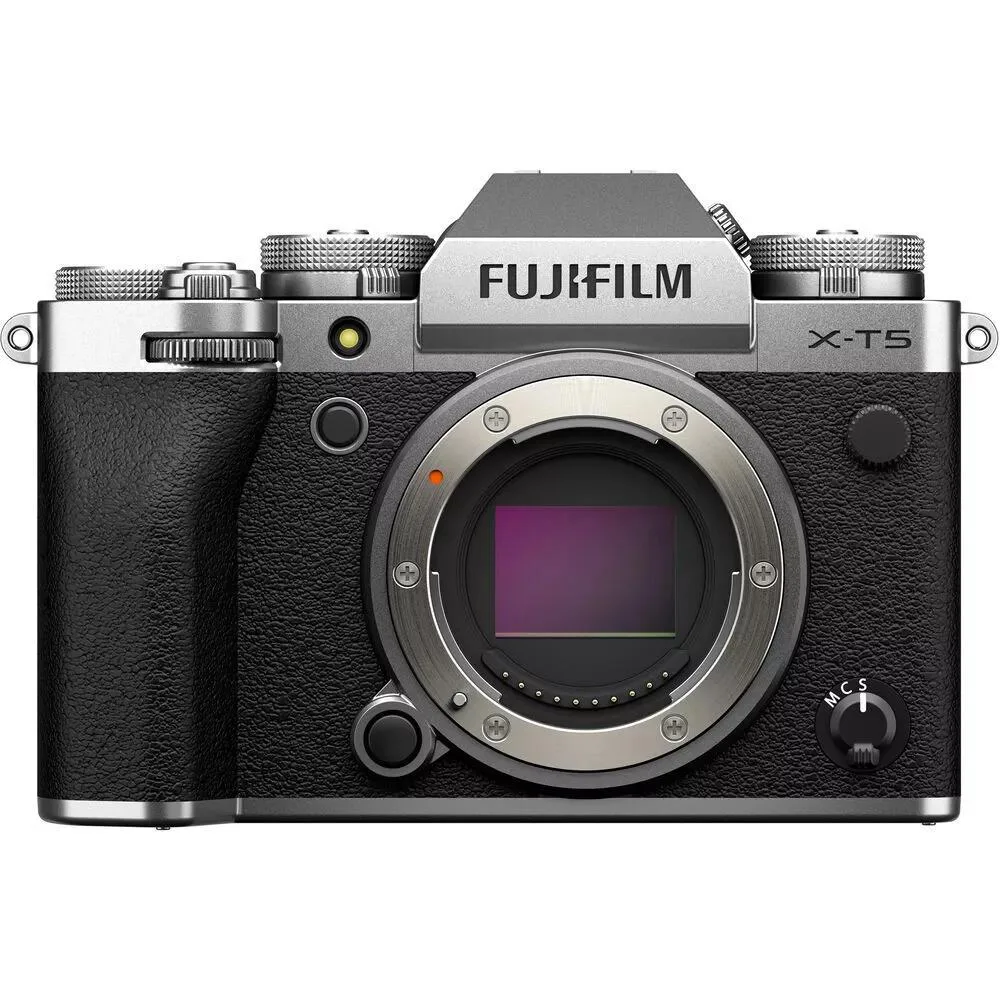 FUJIFILM FUJIFILM X-T5 compact mirrorless camera (Silver) — product photo