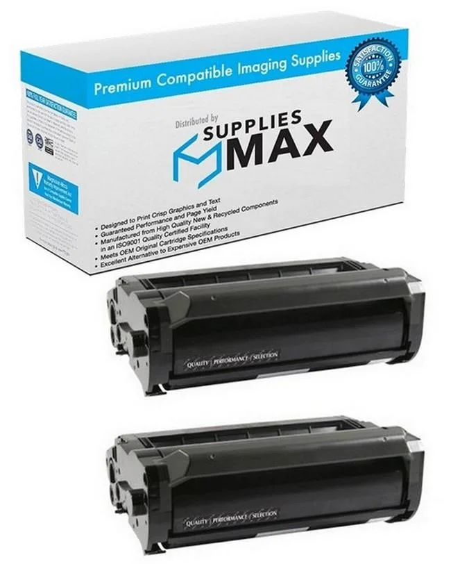 SuppliesMax SuppliesMax 406683_2PK Black Toner Cartridge 2-Pack 25000 Pages — product photo