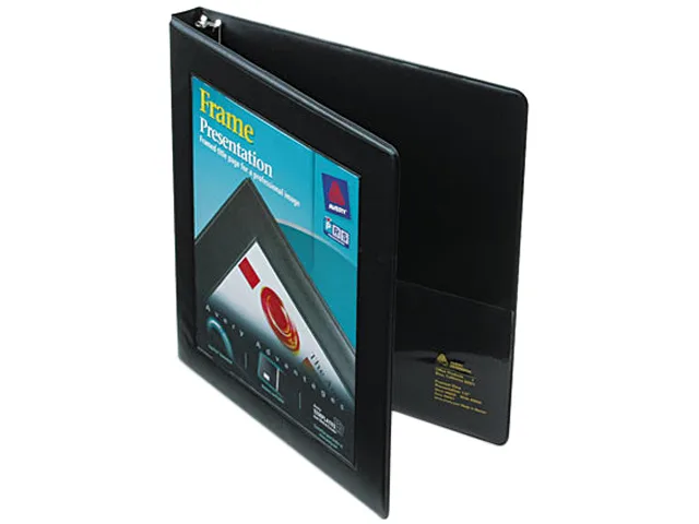 Avery Avery 68050 Framed View Binder, 1/2" Capacity, Black — product photo
