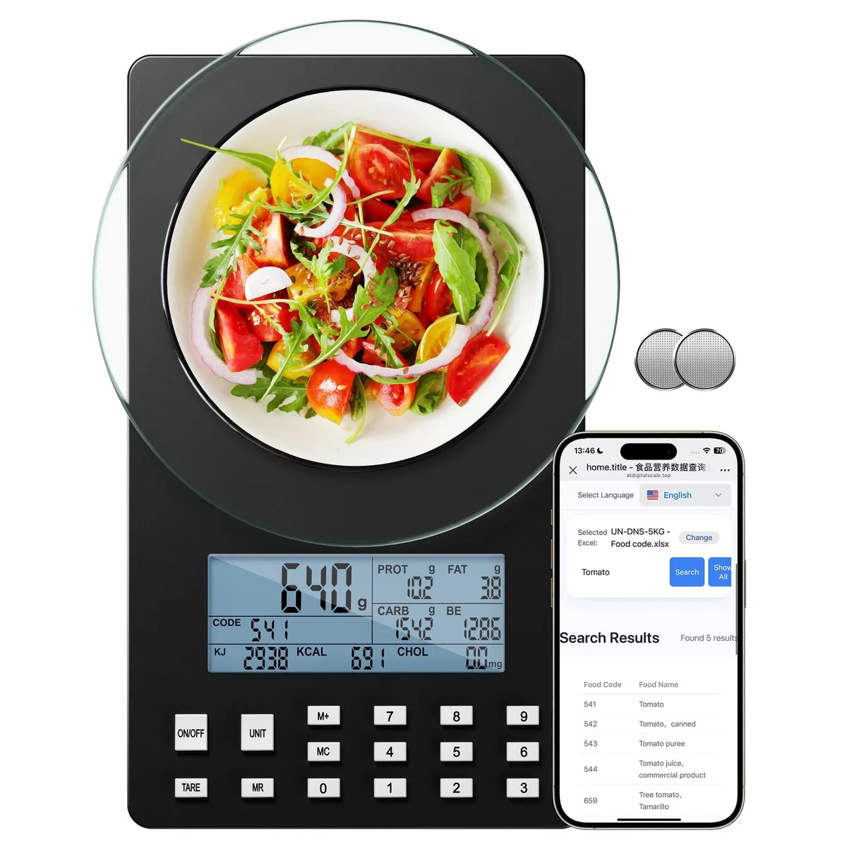  UNIWEIGH UN-DNS-5KG 5kg commercial kitchen appliance — product photo