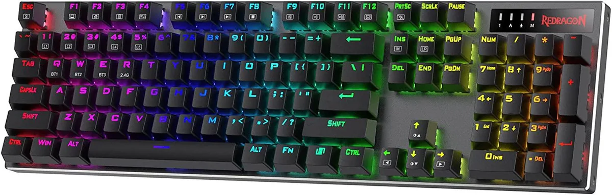 Redragon Redragon K556 PRO Tri-Mode Aluminum Gaming Keyboard Red Switch — product photo