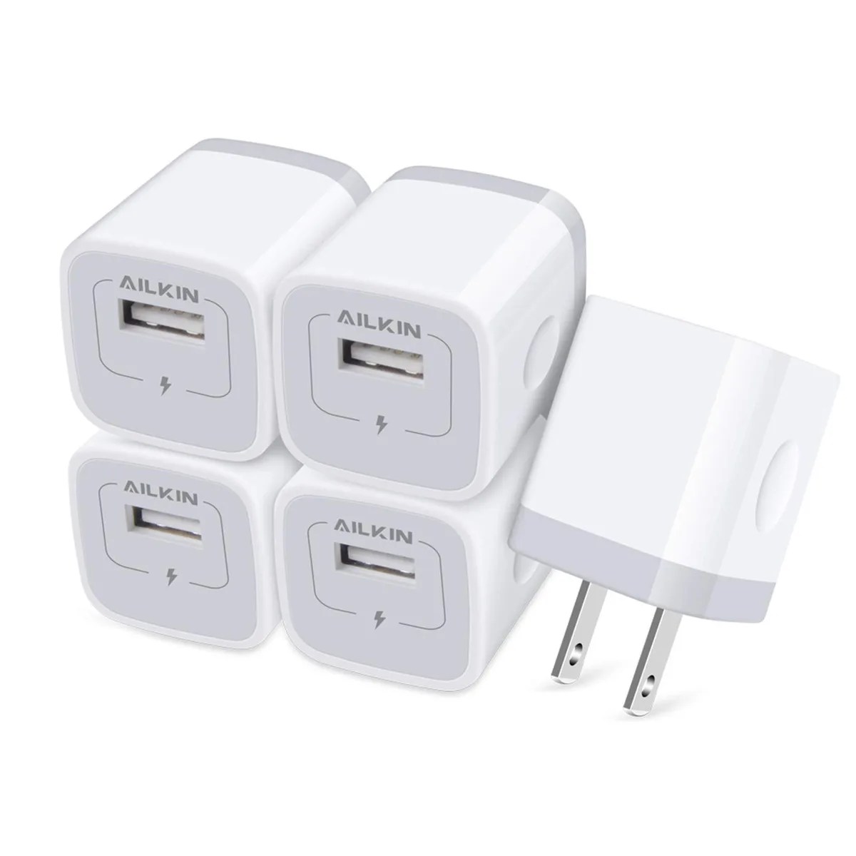  AILKIN PT-WC-03 5-pack USB charger 1 A 100-240 V — product photo