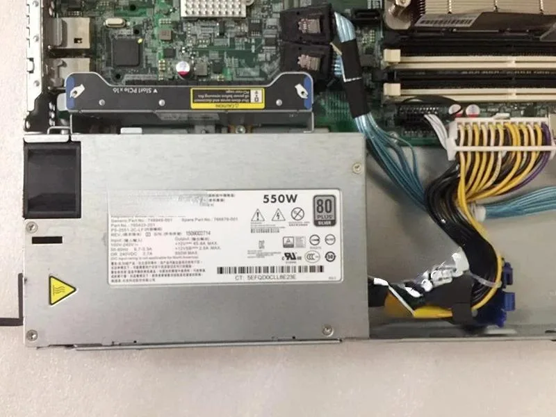 Supersuperuncle Supersuperuncle 550 W server power supply for HP ML150 DL160G9 748949-001 766879-001 HSTNS-PL53 — product photo