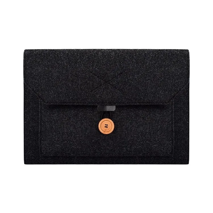 allentian allentian ND06 Felt Laptop Sleeve 12.5" Black 339x240mm — product photo