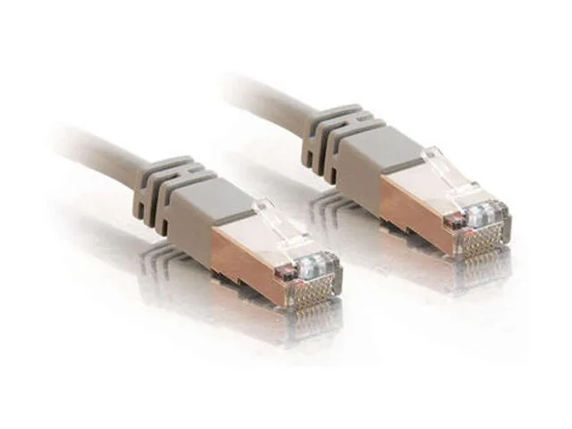 Cables To Go Cables To Go 27255 network ethernet cable Cat5e shielded 10 ft gray — product photo