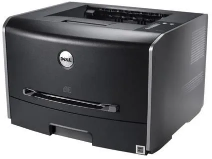 White Dell 1700N monochrome laser printer with 250-sheet paper tray