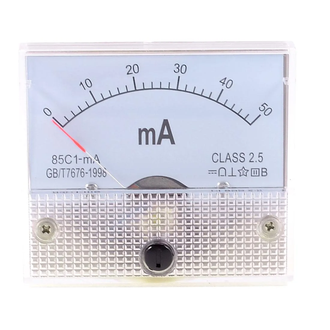 Unique-Bargains Unique-Bargains 85C1 0-50mA DC analog panel meter electrician tool — product photo