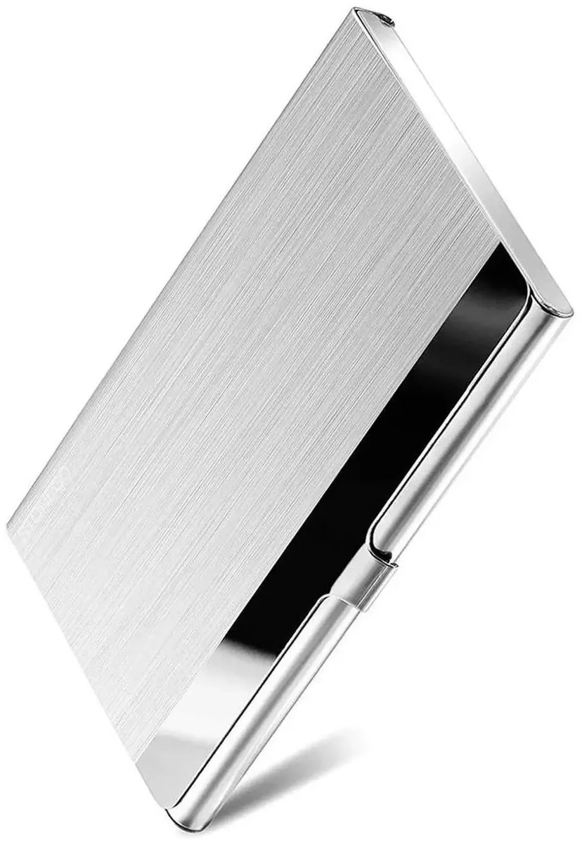 Misskit Misskit Metal Business Card Holder Stainless Steel IC Card Case — product photo