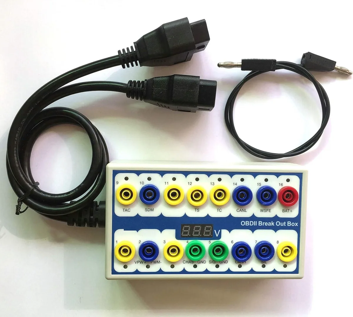 TAURKENAM TAURKENAM OBD2 Detector Breakout Box White car electronics accessory — product photo