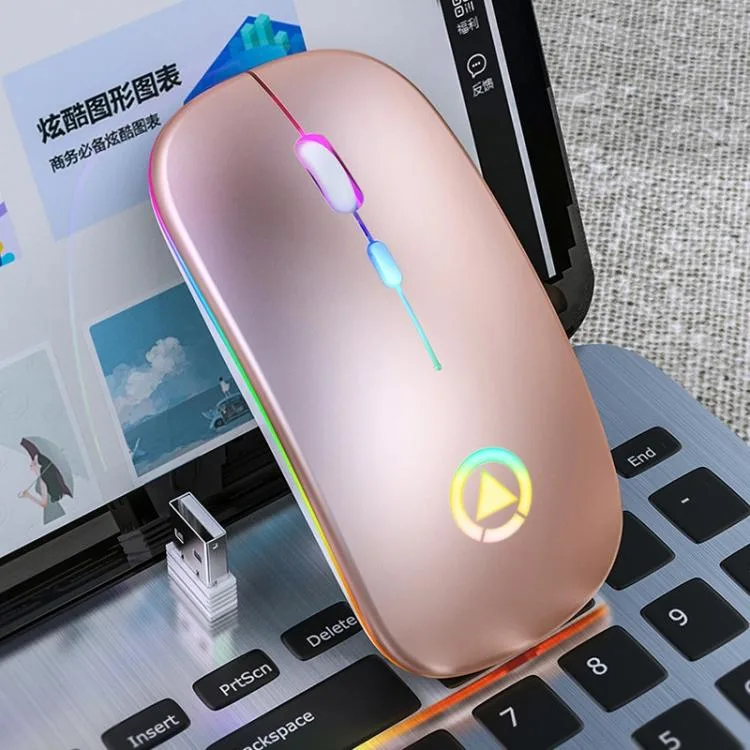 allentian allentian A2 2.4GHz 1600DPI Wireless Mouse Rose Gold — product photo