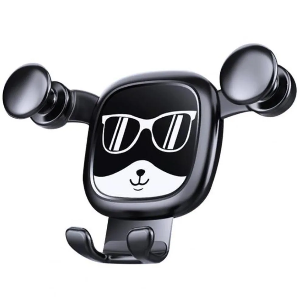 Ruth's sister Ruth's sister Car Phone Holder Dog Shape 7.6x11.9x8.7cm 360° Rotation — product photo