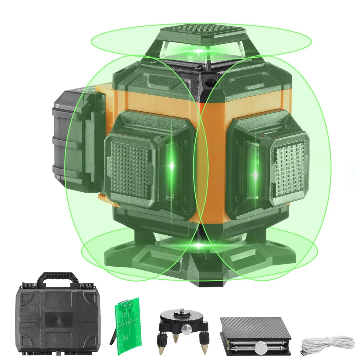 VEVOR VEVOR Laser Level 4×360° 16 Line Green 100ft IP54 Remote Battery — product photo