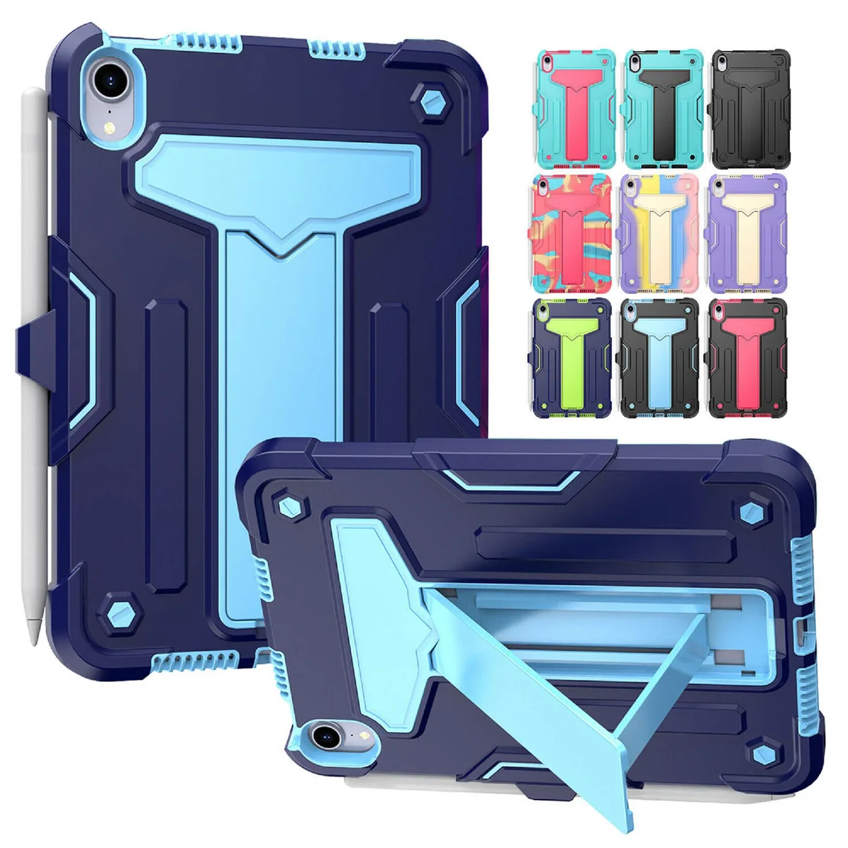 anicestore anicestore iPad Mini 7/6 8.3" Hybrid Kickstand Case Navy Blue — product photo