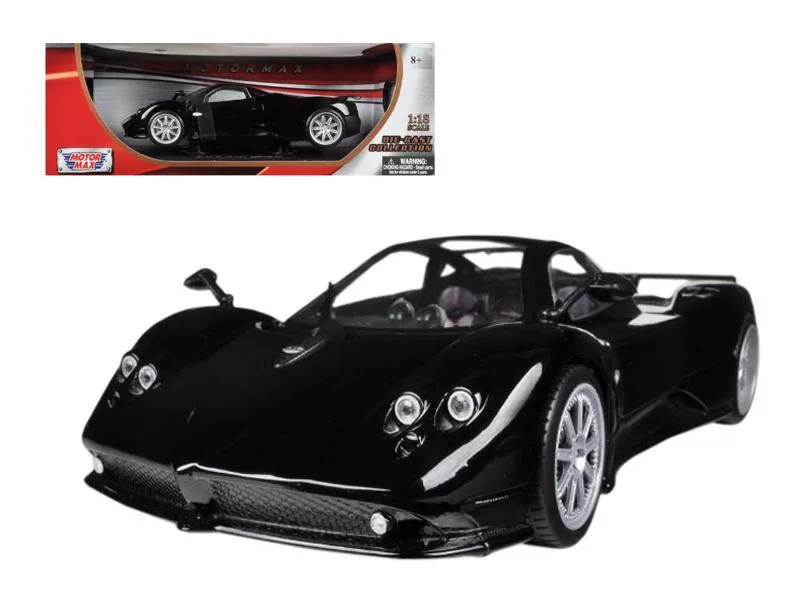 MOTORMAX MOTORMAX Pagani Zonda F Black 1/18 Die Cast Vehicle — product photo