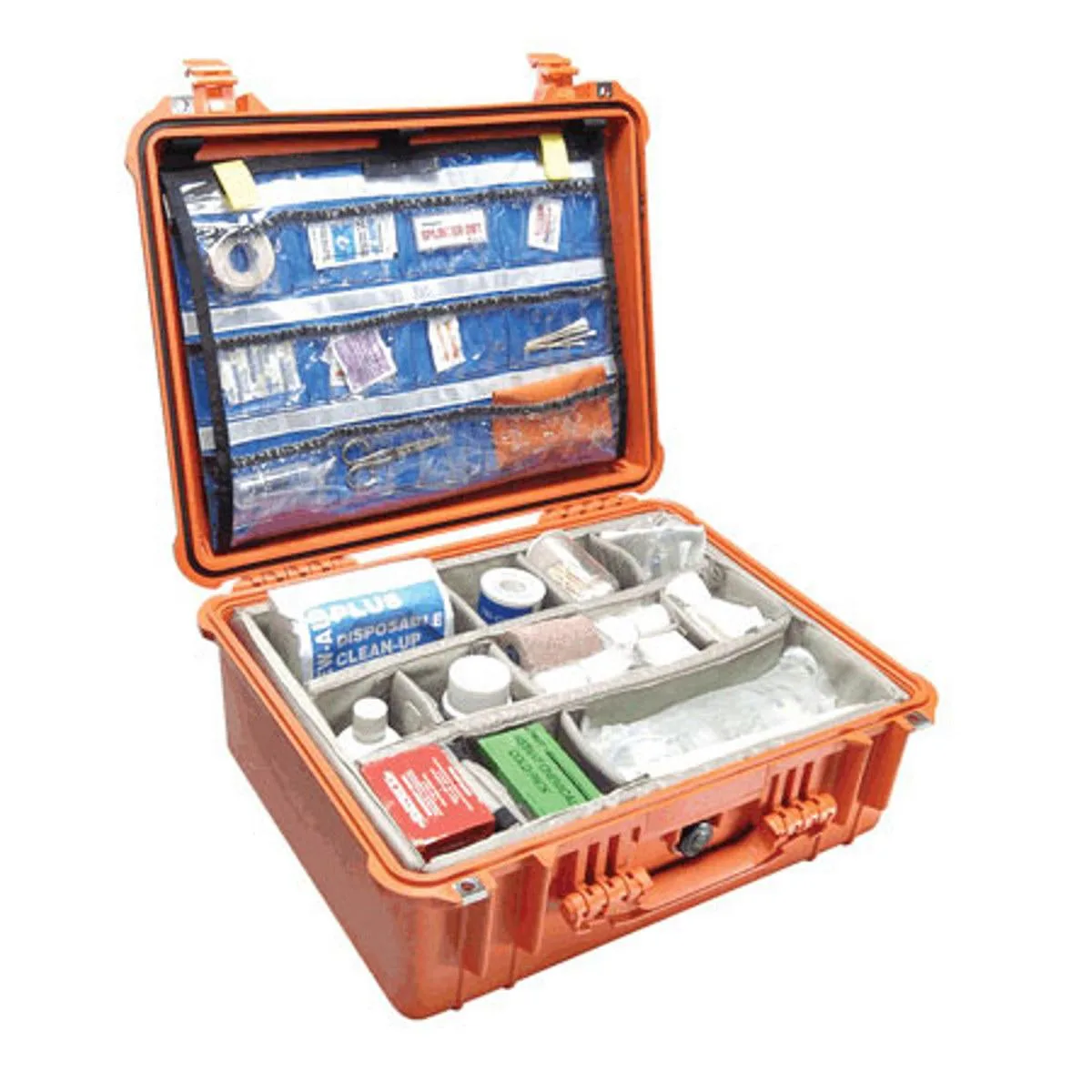Pelican Products, Inc. Pelican 1550 EMS Organizer Watertight Hard Case 1550-005-150 Orange — product photo