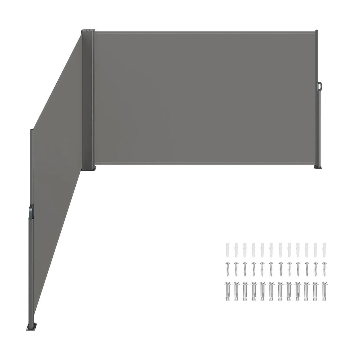 VEVOR VEVOR Retractable Side Awning 180×600 cm Gray — product photo