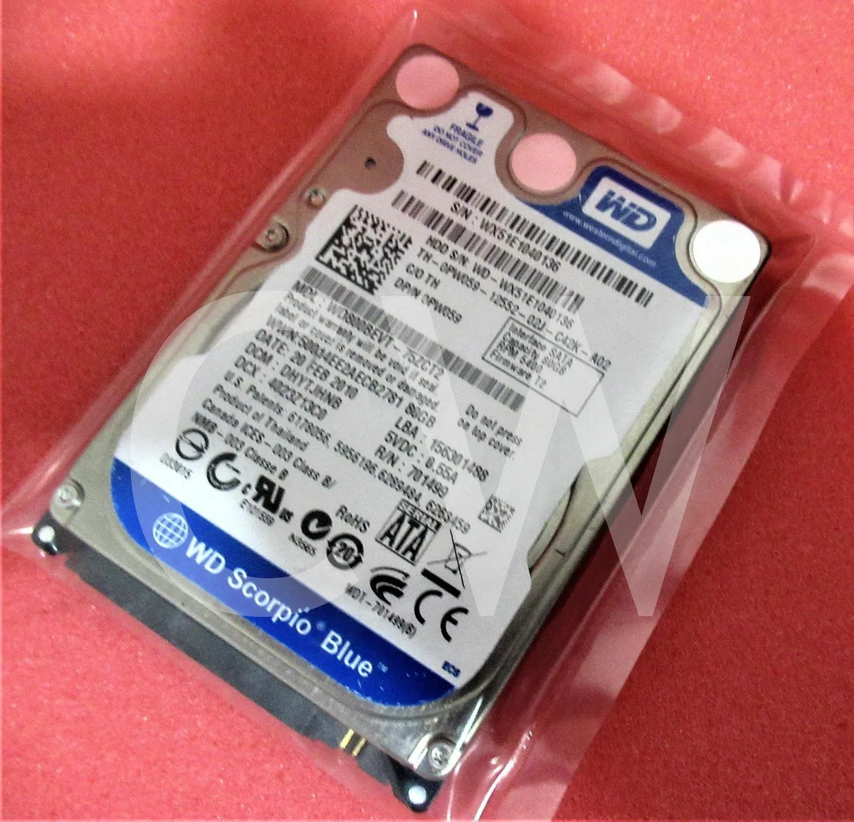 Western Digital Western Digital WD800BEVT 80GB 5.4K RPM 2.5" SATA internal hard drive — product photo