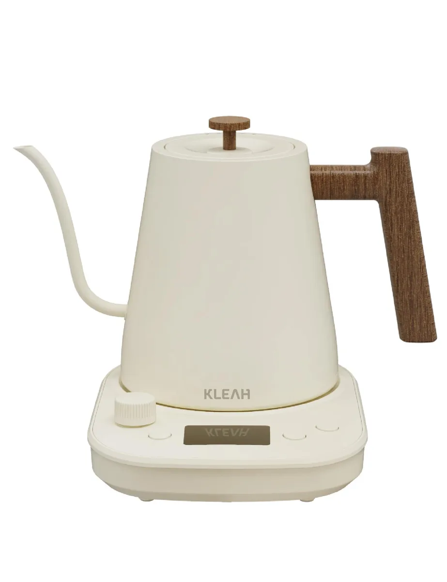  KLEAH Gooseneck Electric Kettle 0.8L Bone White — product photo