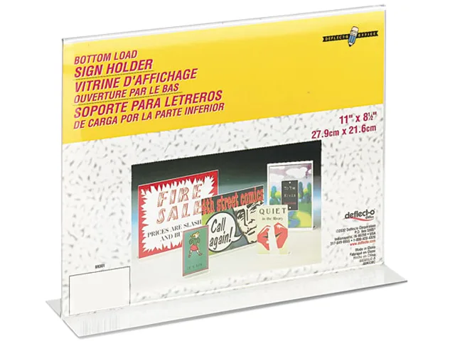 deflect-o deflect-o 69301 Double-Sided Sign Holder 11 — product photo