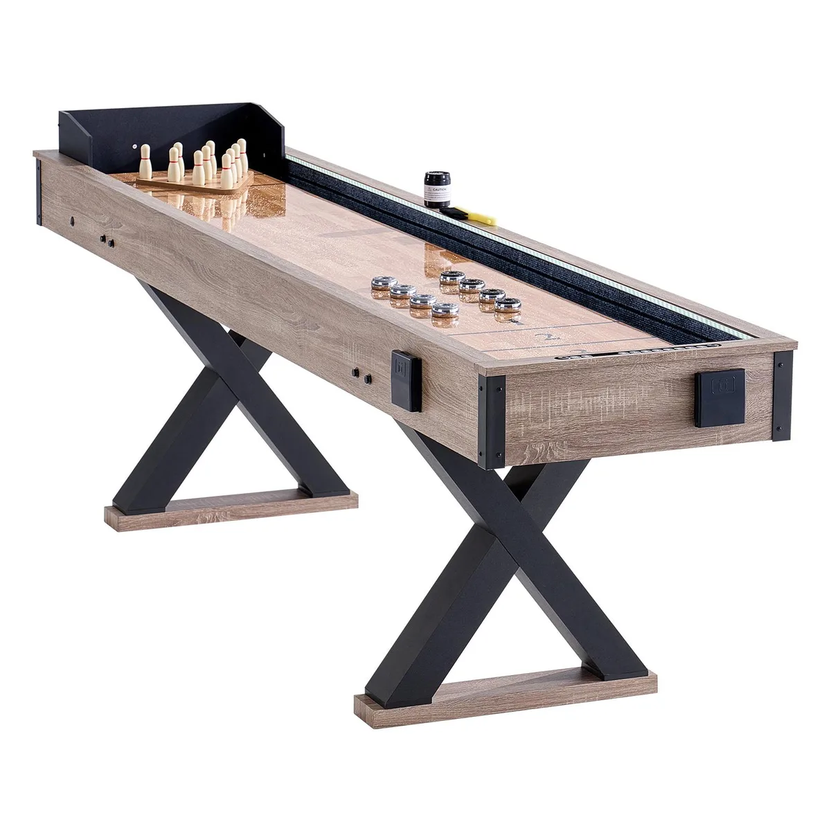 VEVOR VEVOR 9 ft LED Shuffleboard Bowling Combo Game SUS-9F01XL — product photo