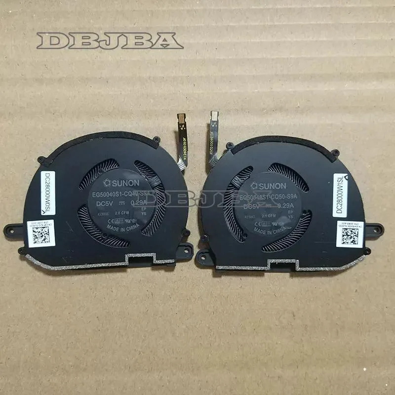 DBTLAP DBTLAP CPU GPU Cooling Fan EG50040S1-CQ40-S9A EG50040S1-CQ50-S9A Dell XPS 13 9320 — product photo