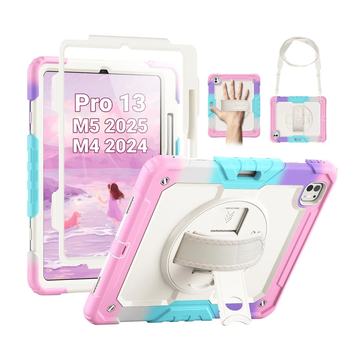 GSM Outdoors GSM Outdoors A2925 2 in 1 accessory for iPad Pro 13 M4 2024 M5 2025 — product photo
