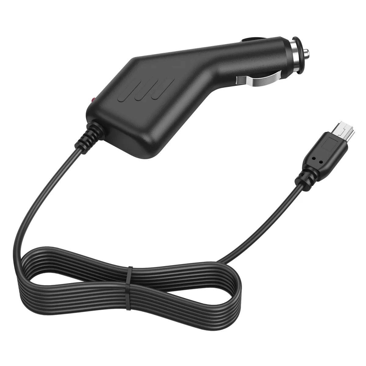  XHJTWOPY Mini USB Car Charger 5V 2A 12-24V 4ft Black — product photo