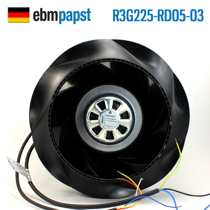 Fans Fans R3G225-RD05-03 225mm 230V 53W 2200rpm case fan — product photo