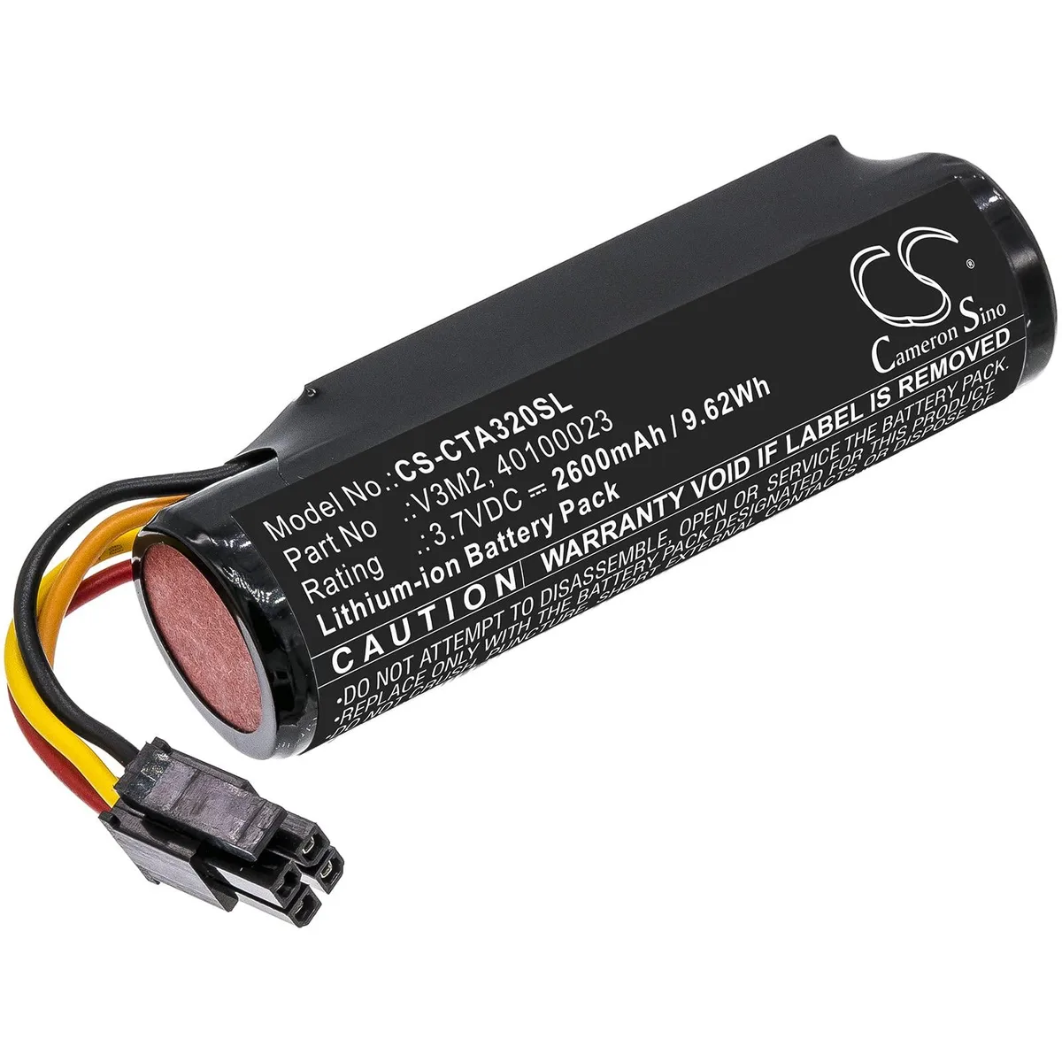  Cameron Sino 2600mAh 9.62Wh 3.7V Battery for Castles Vega 3000 40100023 V3M2 — product photo
