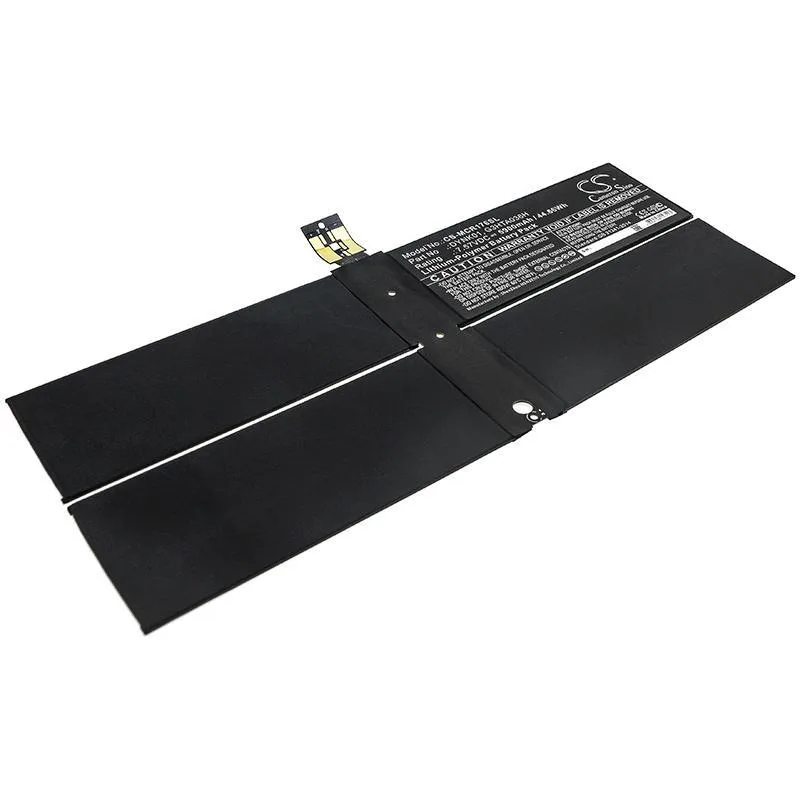 Rectangular black replacement battery for Microsoft Surface