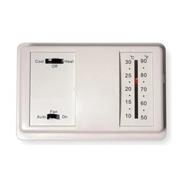 Dayton Dayton 4PU47 Low Voltage Thermostat 20-30VAC Hardwired — product photo
