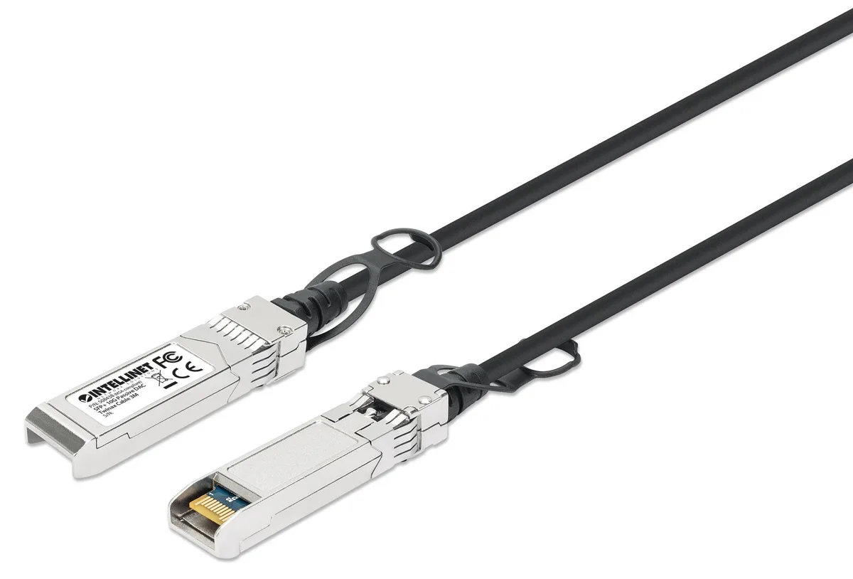 Intellinet Network Solutions Intellinet Network Solutions 508438 SFP+ passive DAC twinax cable 10 ft — product photo