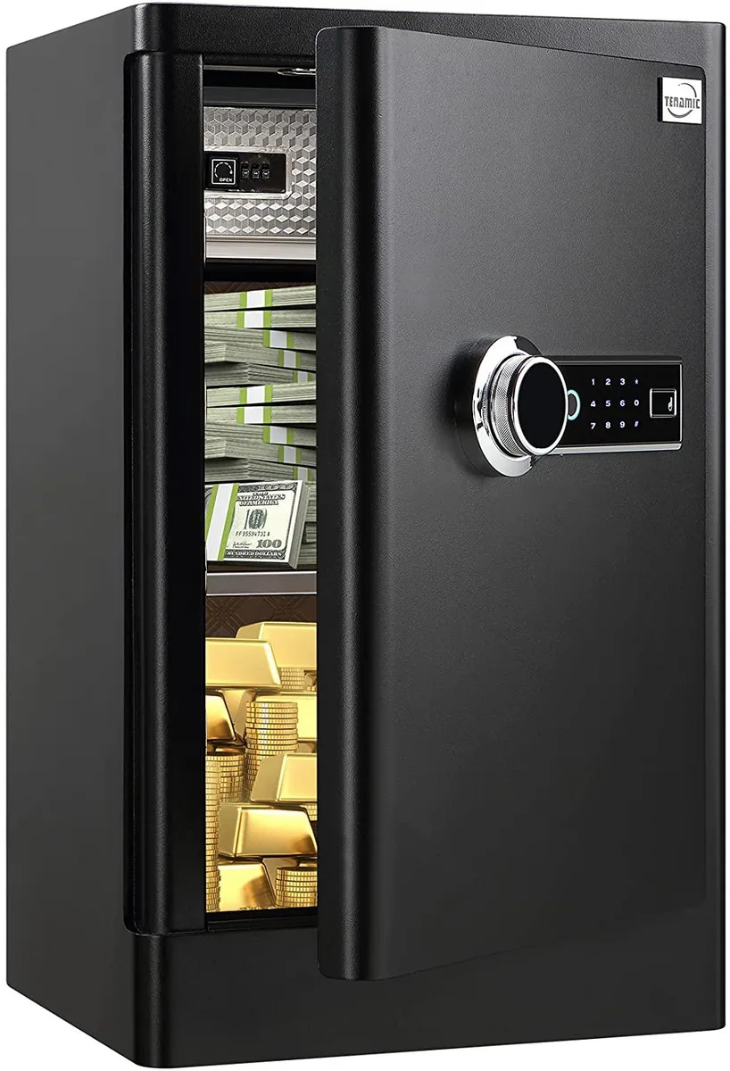 Winait Winait Fingerprint Safe 3.83 cu ft with Separate Lock Box and Bottom Compartment — product photo