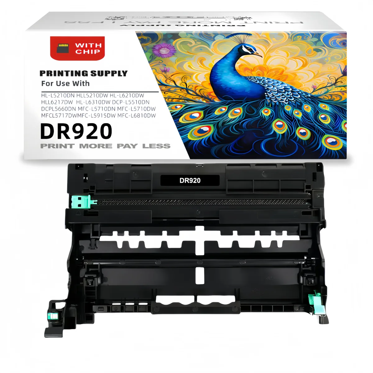 Aster Graphics Inc Aster Graphics Inc DR920 Drum Unit Compatible for Brother DR 920 Black High Yield 45000 Pages — product photo