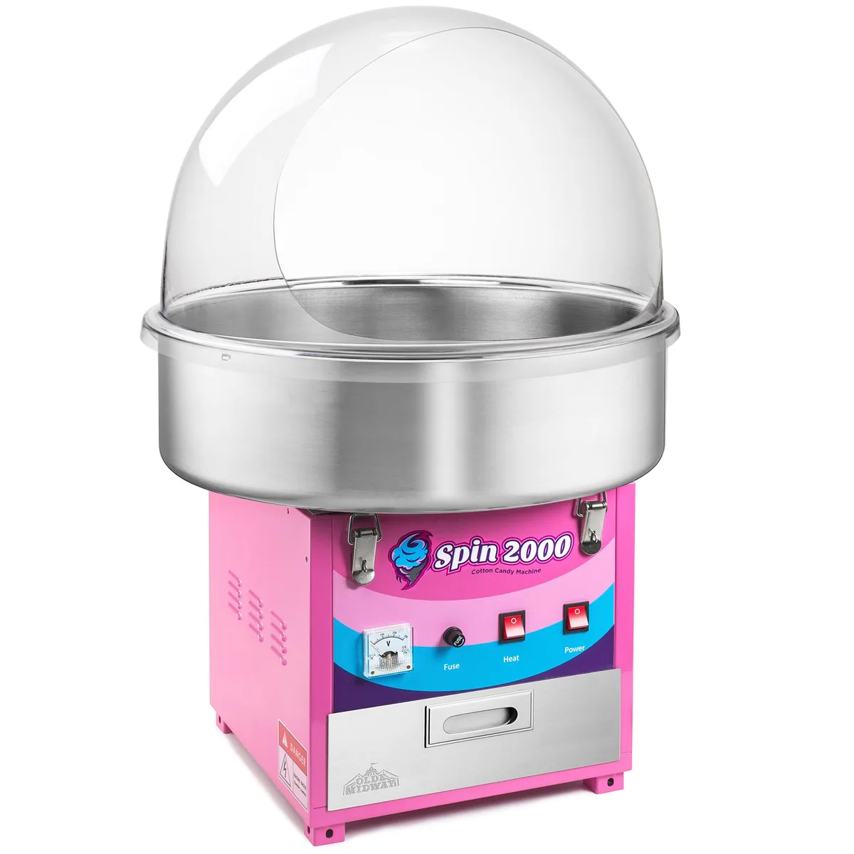 Olde Midway Olde Midway SPIN-2000 Cotton Candy Machine 950 W 20 in Pink — product photo
