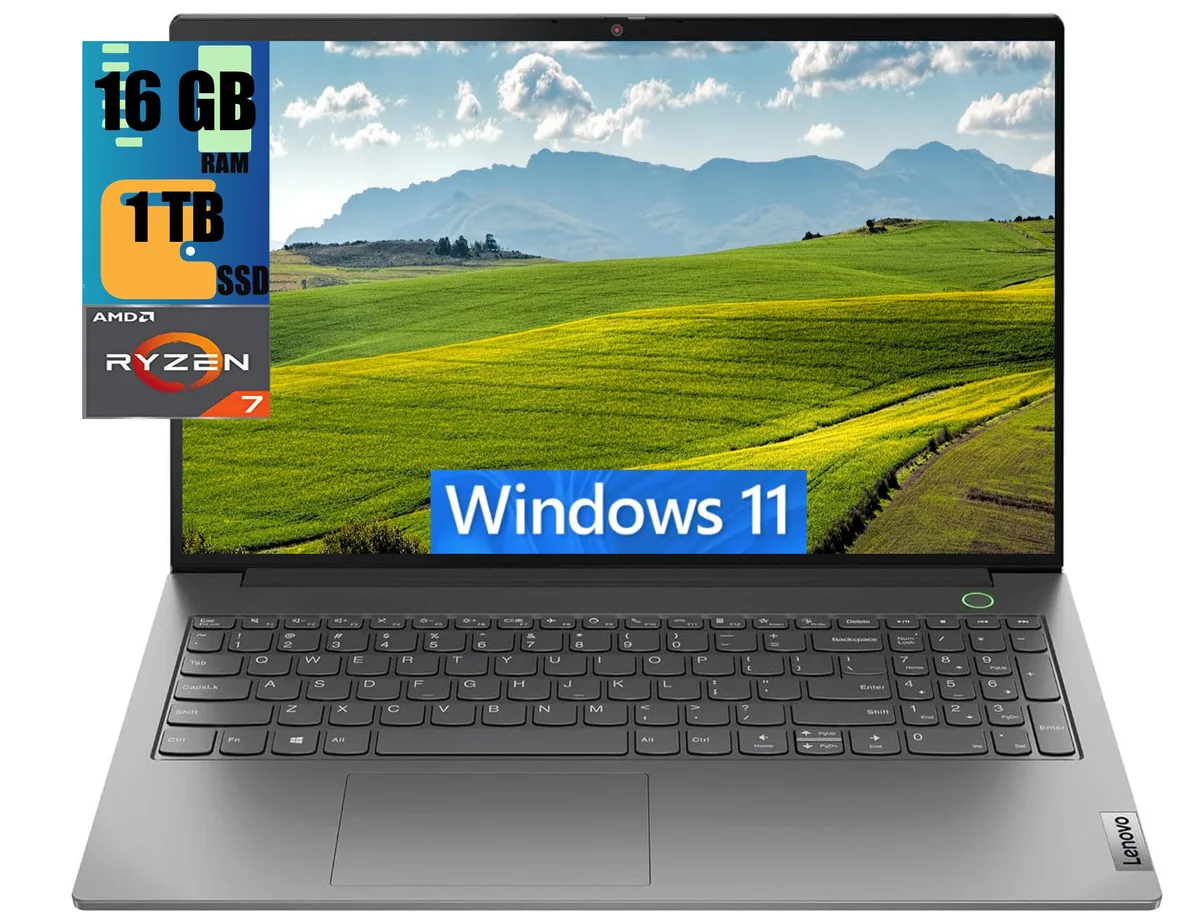 Lenovo Lenovo ThinkBook 15 Raider laptop Ryzen 7 5825U 16GB 1TB PCIe SSD 15.6" FHD — product photo