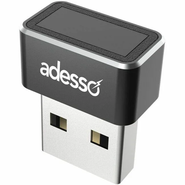 Adesso Adesso AFP-100 USB Fingerprint Reader Windows Hello FIDO U2F TAA Taiwan — product photo
