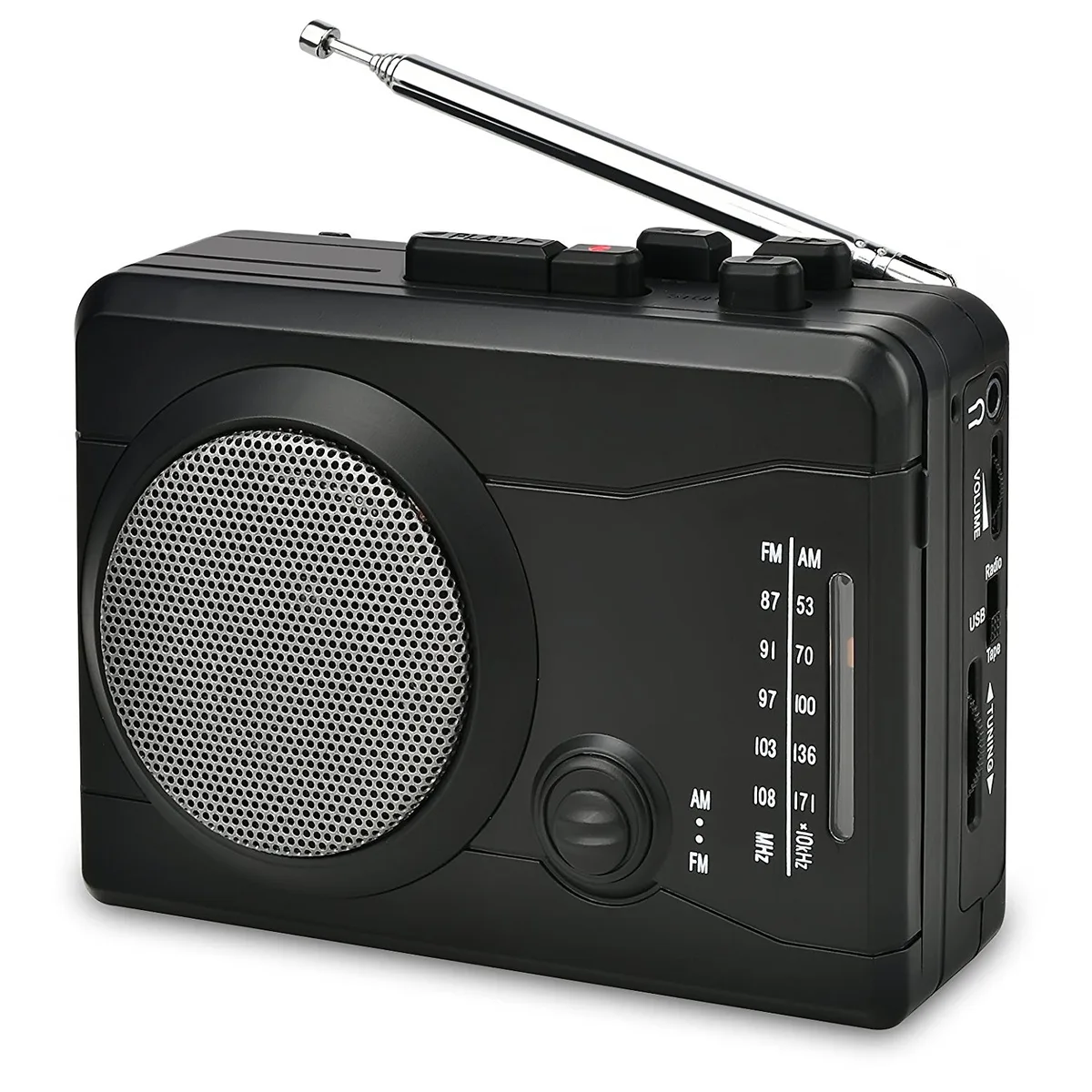 DigitNow! DigitNow! Cassette Player Recorder with USB, AM/FM Radio, Voice Recorder, Auto Reverse — product photo