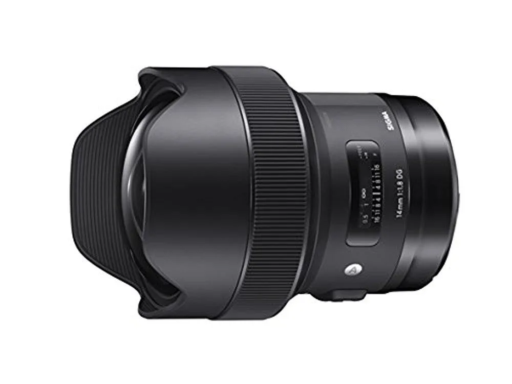 SIGMA SIGMA 14mm f/1.8 ART DG HSM Nikon F camera lens — product photo