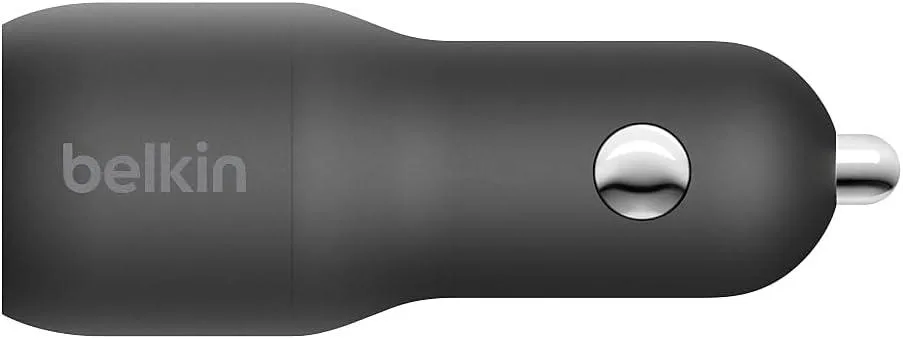 Hamzan Hamzan 37 W Dual USB Car Charger 25 W USB-C 12 W USB-A with Lightning Cable — product photo