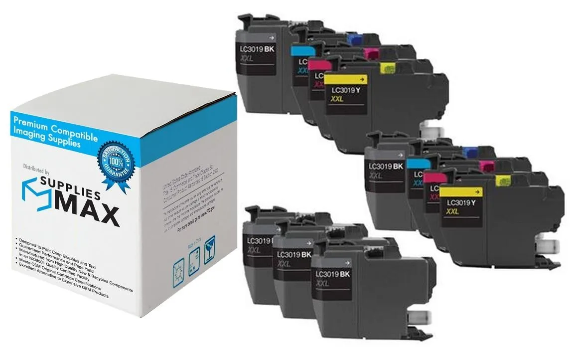 SuppliesMax SuppliesMax LC-3019-5BK2CMY Super High Yield Inkjet Combo Pack — product photo