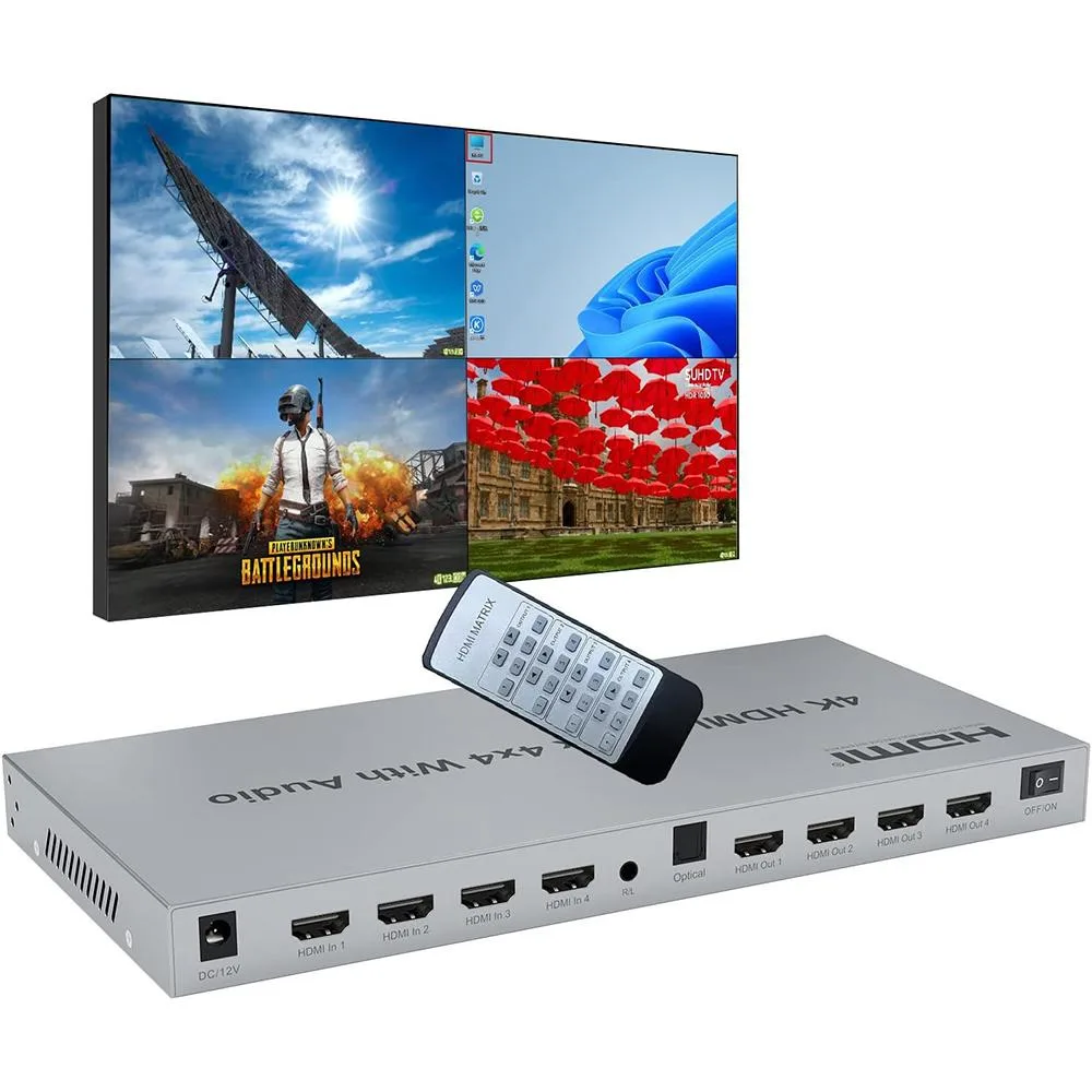 AUTYUE AUTYUE 4x4 HDMI Matrix 4K@30Hz Silver — product photo