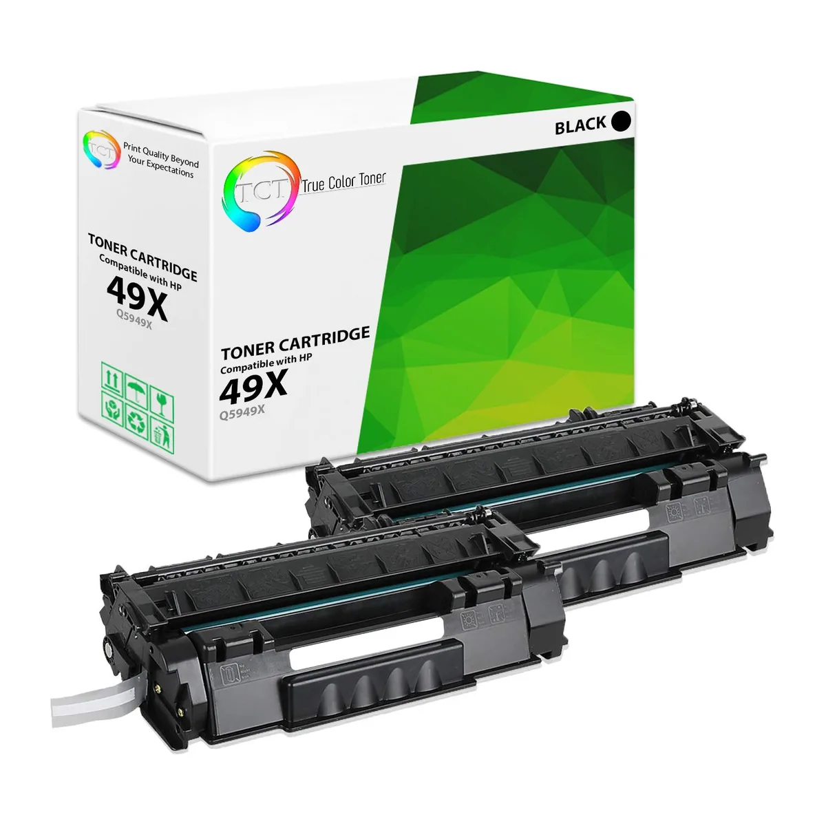 True Color Toner True Color Toner 49X Black Toner Cartridge 2 Pack 6000 Pages — product photo