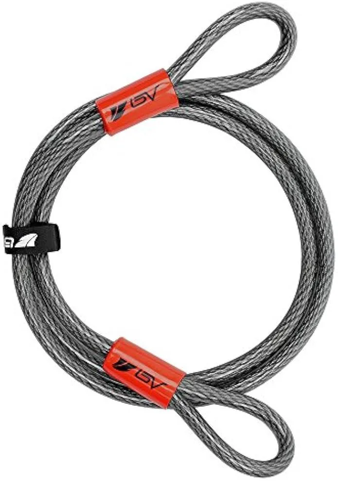 TAURKENAM TAURKENAM 7 ft 3/8 in Braided Steel Security Cable with Loops — product photo