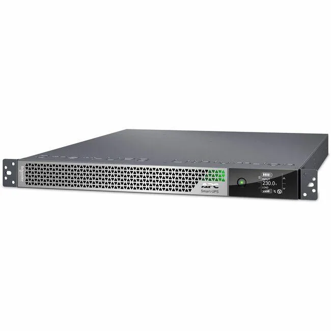 APC APC SRTL3KRM1UWNC 3000VA Lithium-ion UPS 208/230V 1U 3xC13 2xC19 Network Card Rail Kit — product photo