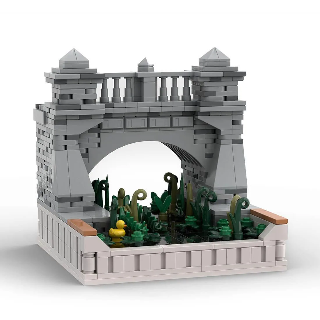 ZITIANYOUBUILD ZITIANYOUBUILD MOC-158189 Medieval Roman City Bridge 940PCS — product photo